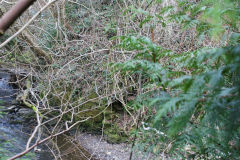 
Lasgarn Railroad river bridge foundations, March 2009